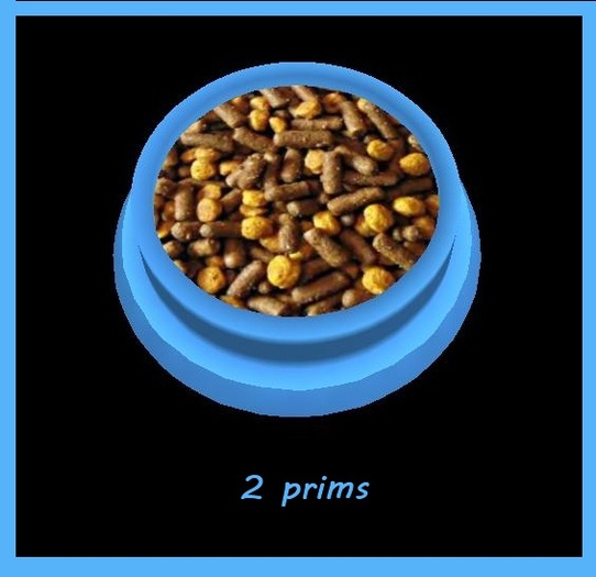 Second Life Marketplace Dog food in a bowl